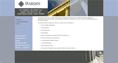 Desktop Screenshot of hardinlawgroup.com