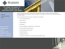 Tablet Screenshot of hardinlawgroup.com